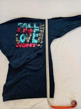 Maglione donna cashmere blu L