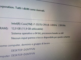 Portatile Asus nero Core I7 F552C