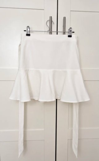 Falda Zara Blanca Talla XS