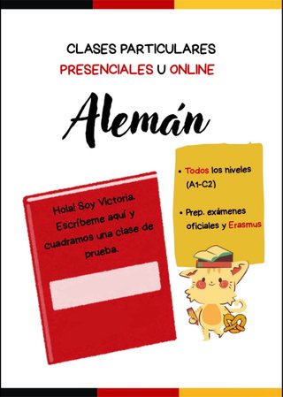 Clases online/presenciales Alemán