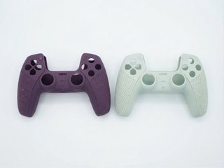 Custodie controller PS5 viola e azzurro