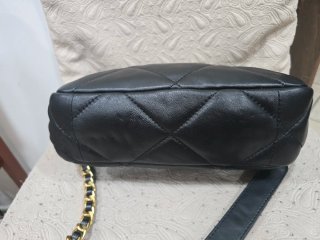 Borsa Chanel Pelle Nera e Catena Oro