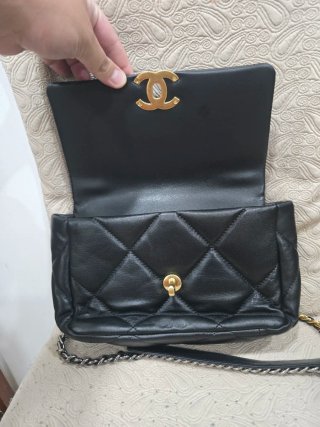 Borsa Chanel Pelle Nera e Catena Oro