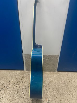 Guitarra Acústica Azul
