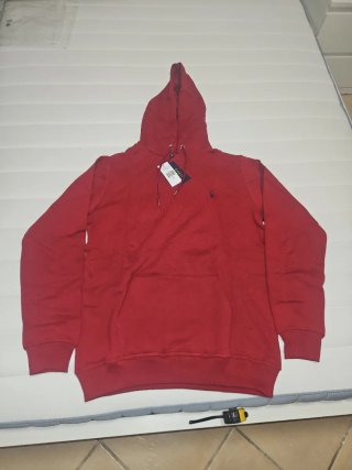 Hoodie Polo Ralph Lauren Vermelho Tamanho XL