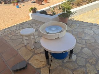 Torno Shimpo RK-55 + taburete | casi nuevo