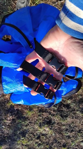 Parapente Concertina con bolsa bandas,másnmiperfil
