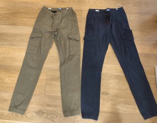 Pantalones cargo junior Jack&Jones Azul y Verde Ol