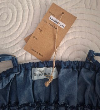 Vestido tipo boho tirantes bordado
