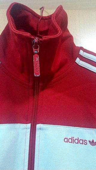Chaqueta Adidas Roja Mujer