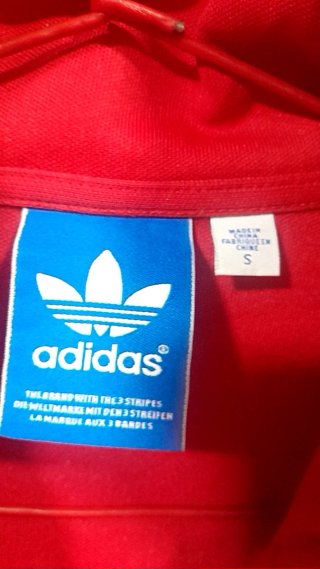 Chaqueta Adidas Roja Mujer