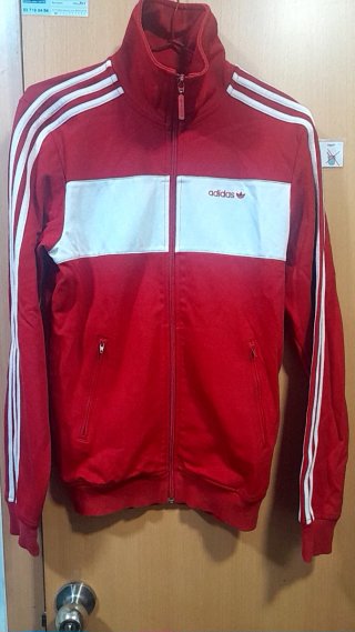 Chaqueta Adidas Roja Mujer