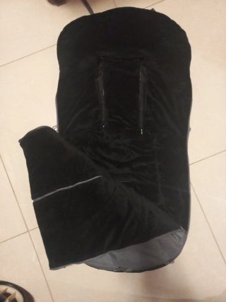 Saco Jané para cochecito gris con estrella