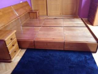 Dormitorio completo madera maciza Cerne