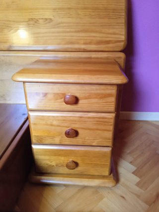 Dormitorio completo madera maciza Cerne