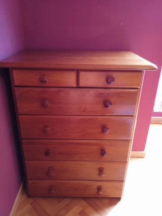 Dormitorio completo madera maciza Cerne