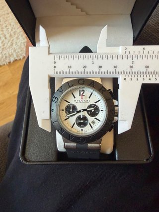 Reloj Bvlgari Aluminum Cronógrafo Plata