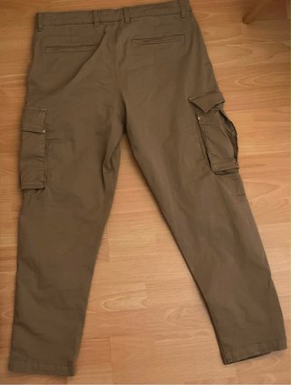 Pantalones Cargo Zara Marrones