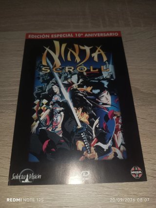 DVD Ninja Scroll. Edición Especial 10° Aniversario