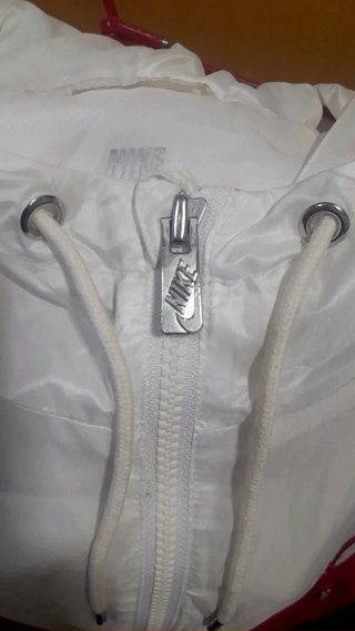 Chaqueta Nike S Mujer Roja y Blanca
