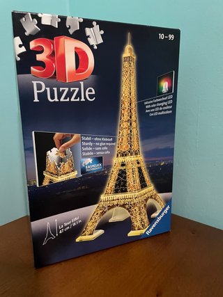 Puzzle 3D Torre Eiffel