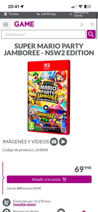Super Mario Party Jamboree Nintendo Switch 2 Editi