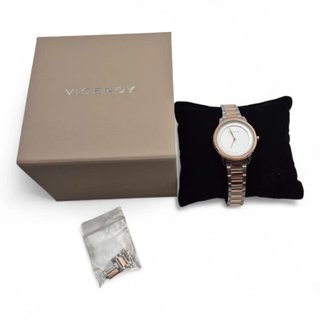 RELOJ VICEROY COLLECTION AIR 401230 PLATEADO + CAJA + ESLABONES