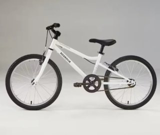 Bicicleta infantil BTWIN Riverside 20 blanca 6 a 9