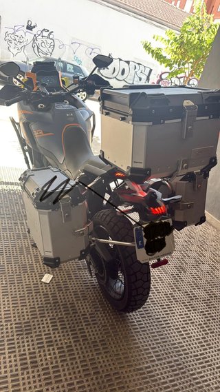 Moto Zontes 703F Adventure Azul/Naranja