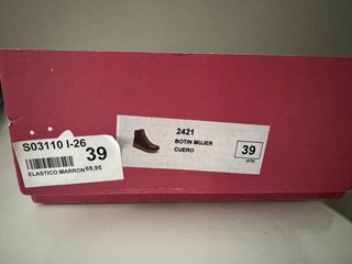 Botas piel marrón nuevas