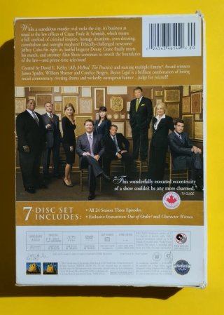 Boston Legal: Season 3 DVD