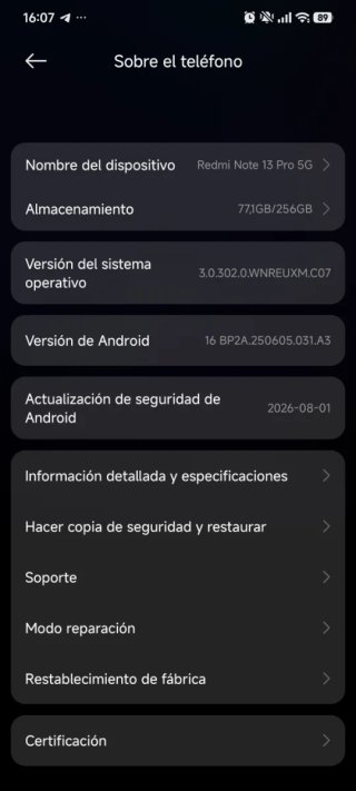 Redmi Note 13 Pro 5G 256GB perfectas condiciones.