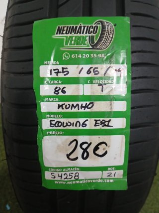 175 65 14 86T KUMHO ECOWING ES31