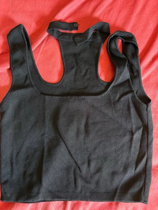 Top Zara Negro Tirantes