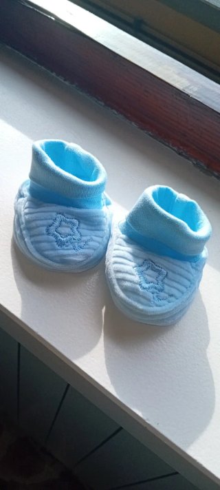 Scarpine neonato blu