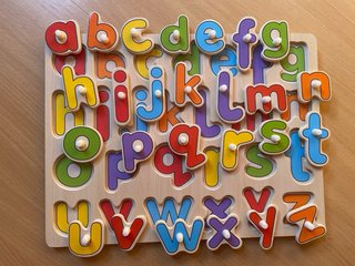 Puzzle Madera Abecedario Infantil