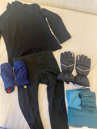 Conjunto nieve niño Wedze, 3-4 años ajustable.