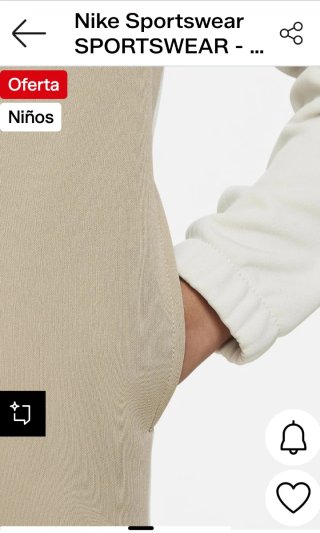 Chándal Nike Niñ@ Talla XL Light Bone