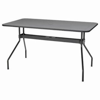 Mesa exterior Ikea Gris Acero con 2 sillas