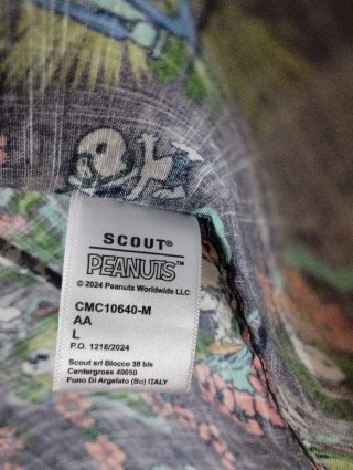 Camicia Peanuts Hawaii Scout Taglia L