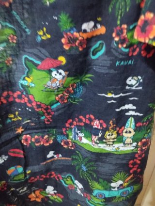 Camicia Peanuts Hawaii Scout Taglia L