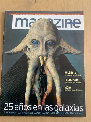 Pack 5 revistas originales Star Wars 1997, 99 y 02