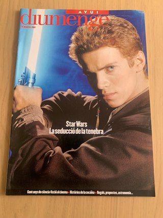 Pack 5 revistas originales Star Wars 1997, 99 y 02