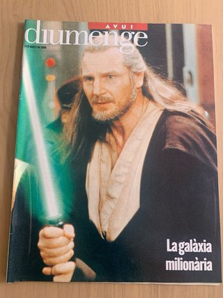 Pack 5 revistas originales Star Wars 1997, 99 y 02