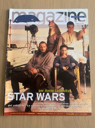 Pack 5 revistas originales Star Wars 1997, 99 y 02