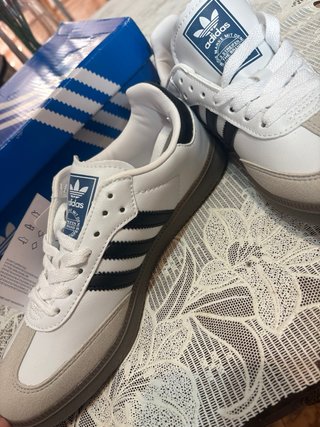 Adidas Samba Talla 38 Beige/Blanco Nuevas