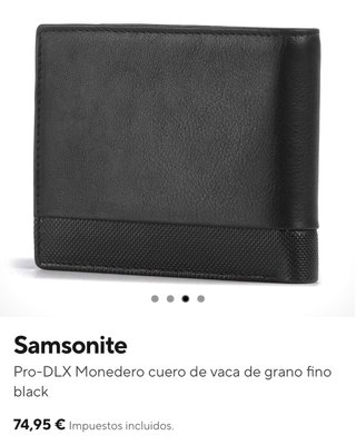Cartera Samsonite Negra