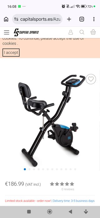 Bicicleta Estática Plegable