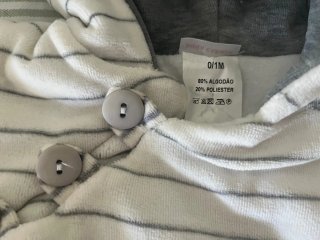 Buzo/Mono Bebé Invierno 0-1 Mes