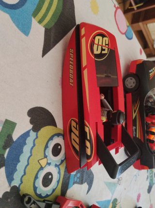 Playmobil Coche con lancha